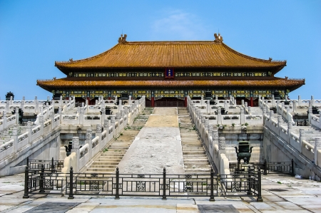 Views of the Forbidden City in Beijing Chinaのeditorial素材