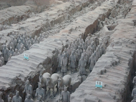 Terracotta Army of Qin Shi Huang, First Emperor of China.のeditorial素材