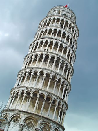  Leaning tower of Pisa, Tuscany, Italyの写真素材