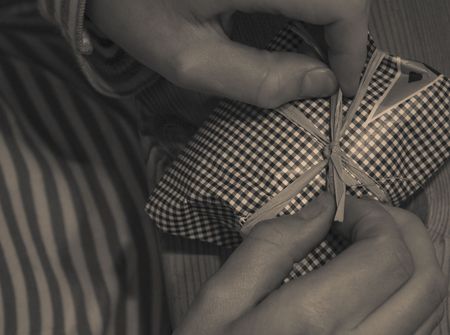 Waiting for christmasの写真素材