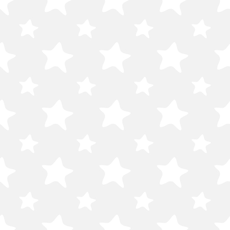 Vector seamless pattern with stars on a light grey backgroundのイラスト素材