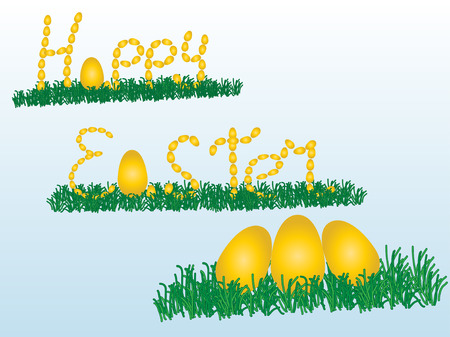 happy easterのイラスト素材