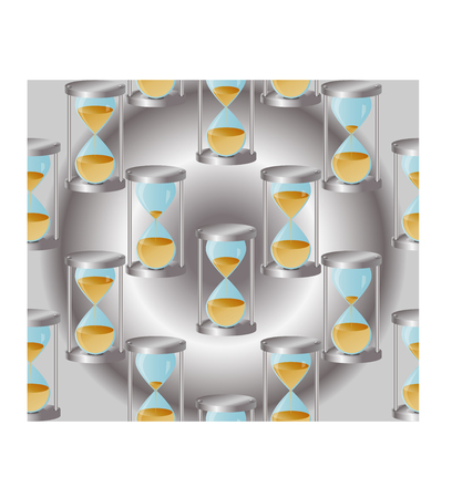 Hourglass pattern.のイラスト素材