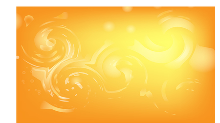 Orange bokeh abstract light background. Vector illustrationのイラスト素材