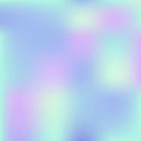 Holographic background. Holo sparkly cover. Abstract soft pastel colors backdrop. Trendy creative vector cosmic gradient. Mesh holographic foil. Creative neon template. Vibrant print.のイラスト素材