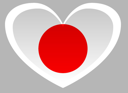 Japan flag. Japanese. Japan sun flag background.のイラスト素材