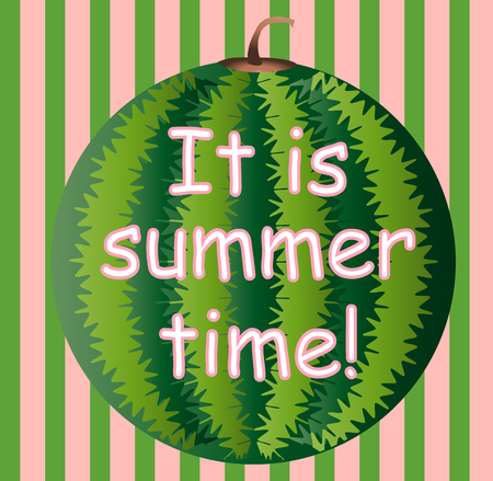 Watermelon slice background with seed and skin texture