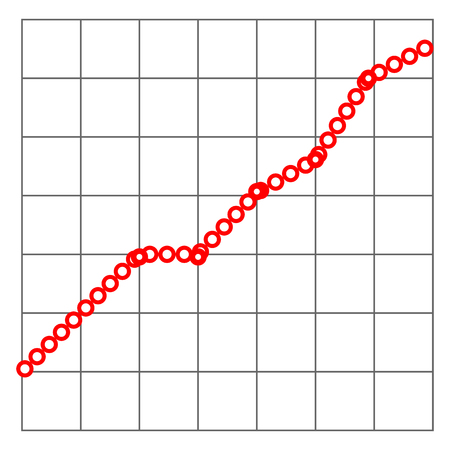 Abstract financial chart with uptrend line graph and numbers in stock market on gradient gray color backgroundのイラスト素材
