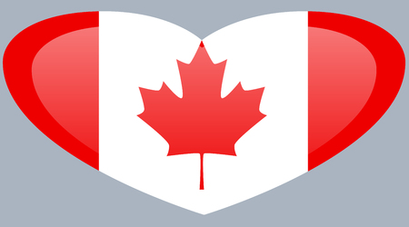 Canada flag, official colors and proportion correctly. National Canada flag.のイラスト素材