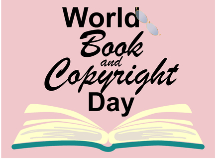 World Book Day, 23 April. Open books imagination concept illustrationのイラスト素材