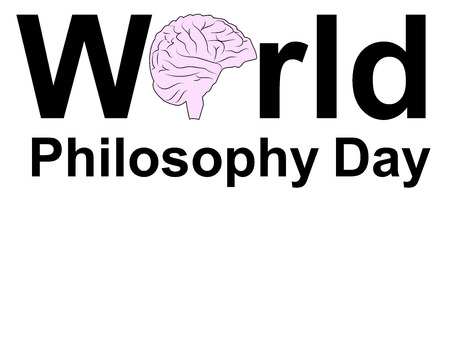 World Philosophy Day, November. Buddhist man spiritual concept illustrationのイラスト素材