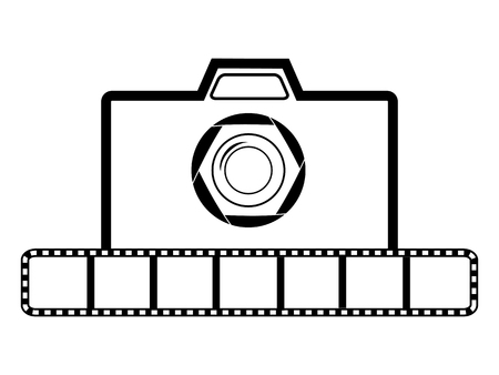 Photo camera icon, Modern simple sign. Internet concept. Trendy symbol for website designの写真素材