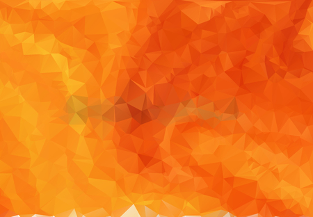 polygonal background with yellow to orange to brown gradient of low poly art. Multicolored low poly pattern in geometric styleのイラスト素材