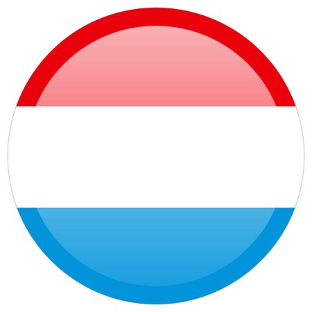 Luxembourg flag. Accurate dimensions, element proportions and colors.のイラスト素材