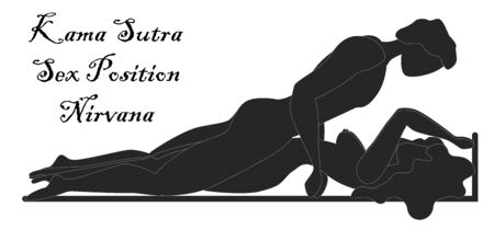 Kama Sutra, a man and a woman have sex. The art of love. Sexual position Nirvanaのイラスト素材