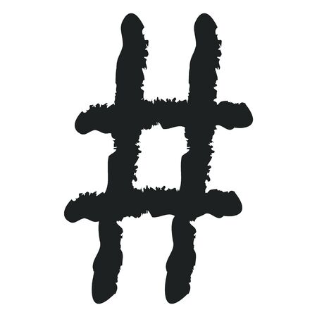 Hashtag icon. Simple element illustration. Hashtag symbol design from Social Media Marketing...