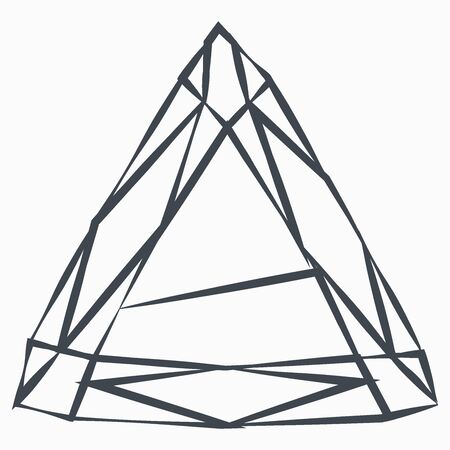 Grunge Diamond icon isolated on white background. Jewelry symbol. Gem stoneのイラスト素材