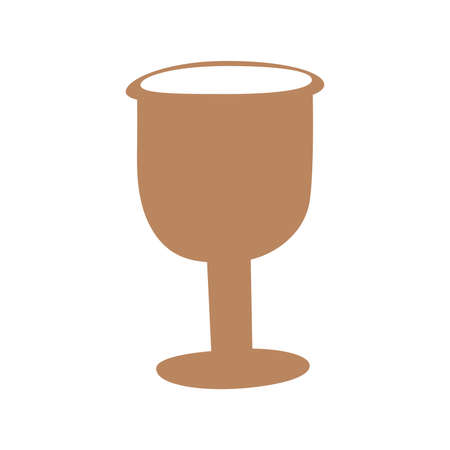 Esoteric symbol. Mystical and magical design with potion gobletのイラスト素材