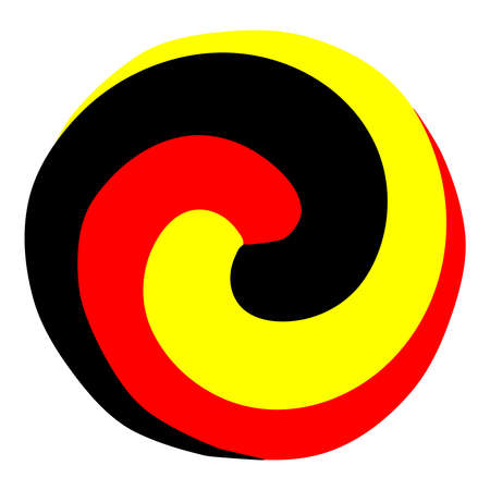 Black and white abstract striped background. Optical Art.のイラスト素材