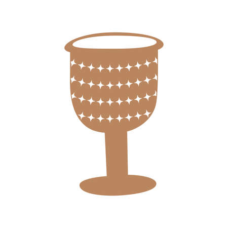 Esoteric symbol. Mystical and magical design with potion gobletのイラスト素材