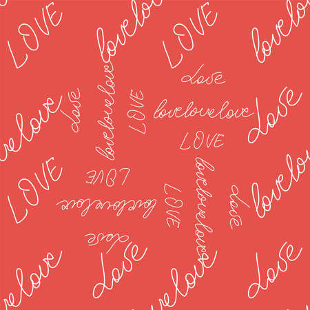 love you hearts elegant seamless pattern, romantic pattern. wallpaper, textiles packaging scrapbookingのイラスト素材