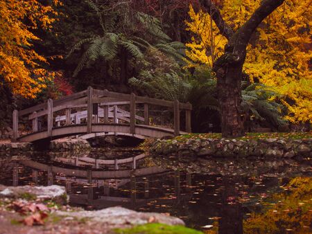 A bridge is a spiritual analogy to travel across chasms. In broad sense, it indicates someone needs to overcome an obstacle in life. Bridges were a creation of the gods connecting mortals to the heavensの写真素材