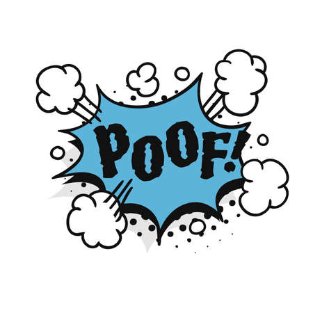 Pop art speech bubble drawing with text. Cartoon style vector collection of frames. Comic illustration on color backgroundのイラスト素材