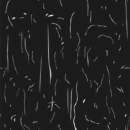 Abstract Vector Nature Backgroung. Hand Drawn Seamless Pattern. Fashion Illustration Black and White Textureのイラスト素材