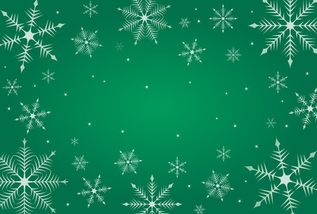 Christmas snowflake background illustration / vector illustrationのイラスト素材