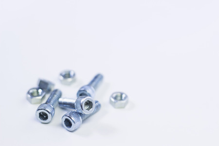 Bolts and nuts, do it yourself toolsの写真素材