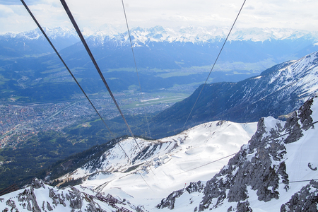 The Nordkette, the Karwendel Nature Park, Innsbruck, Austria