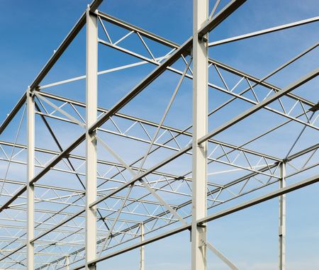 Steel construction frameの写真素材