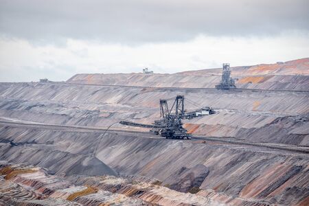 A lignite mine or lignite quarry is a open-cast mine where lignite is extracted. Brown coal mines...