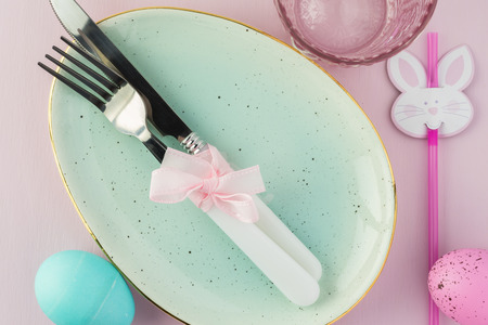 Egg shaped plate, Easter glass for Easter celebration.
