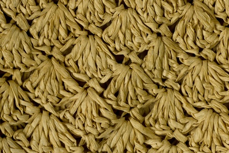 close-up shot of abstract yellow straw background (texture)の写真素材
