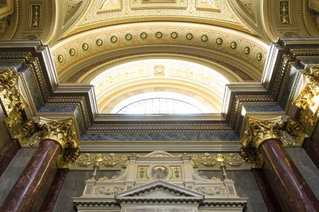 Interior of St. Stephen's Basilica, Budapest, Hungaryのeditorial素材