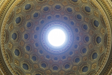 Interior of St. Stephen's Basilica, Budapest, Hungaryのeditorial素材