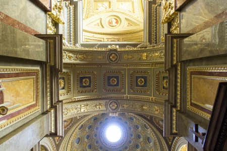 Interior of St. Stephen's Basilica, Budapest, Hungaryのeditorial素材