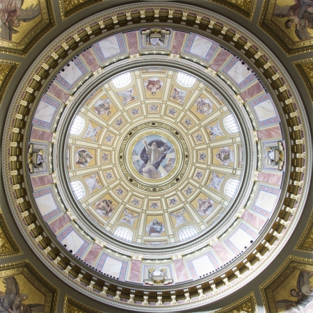 Interior of St. Stephen's Basilica, Budapest, Hungaryのeditorial素材