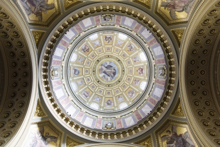 Interior of St. Stephen's Basilica, Budapest, Hungaryのeditorial素材