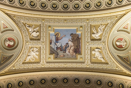 Interior of St. Stephen's Basilica, Budapest, Hungaryのeditorial素材
