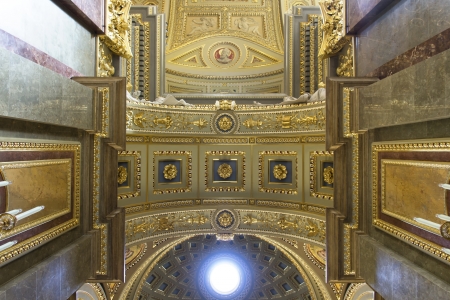 Interior of St. Stephen's Basilica, Budapest, Hungaryのeditorial素材