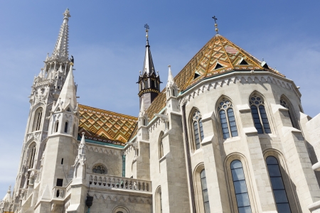 Spring shot of the Matthias Church, Budapestの写真素材