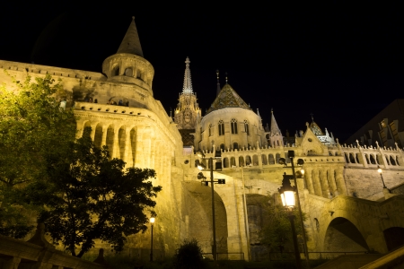 Evening shot of the Matthias Church, Budapestの写真素材