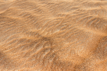 Close-up photo of sand dune in the desert of United Arab Emirates