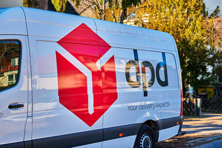 Berlin, Germany - March 7, 2022: DPD delivery van for parcels in Berlin, Germany.