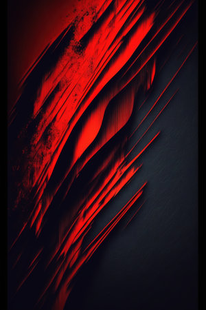 abstract red background with some smooth lines in it (3d render)の素材