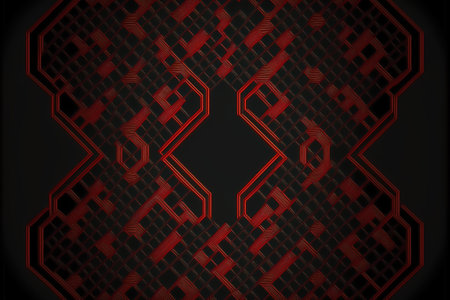 Dark red abstract background with geometric pattern. Vector illustration. eps 10の素材