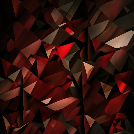 Abstract background with red and black geometric shapes. Vector illustration. eps 10.の素材