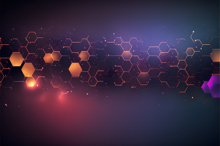 Abstract background. Technology and science concept. Vector illustration.の素材